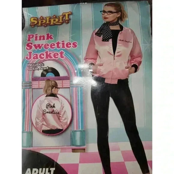 Pink Sweeties Jacket and Scarf - Picture 1 of 1